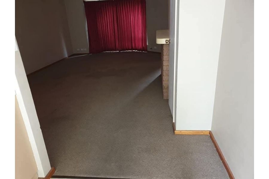 Old stained carpet before removal Perth